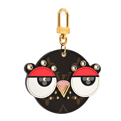 Louis Vuitton Monogram Animal Faces Bird Bag Charm 1 of 4