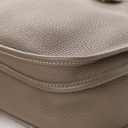 Hermes Taurillon Clemence Evelyne III PM Etoupe 11 of 16