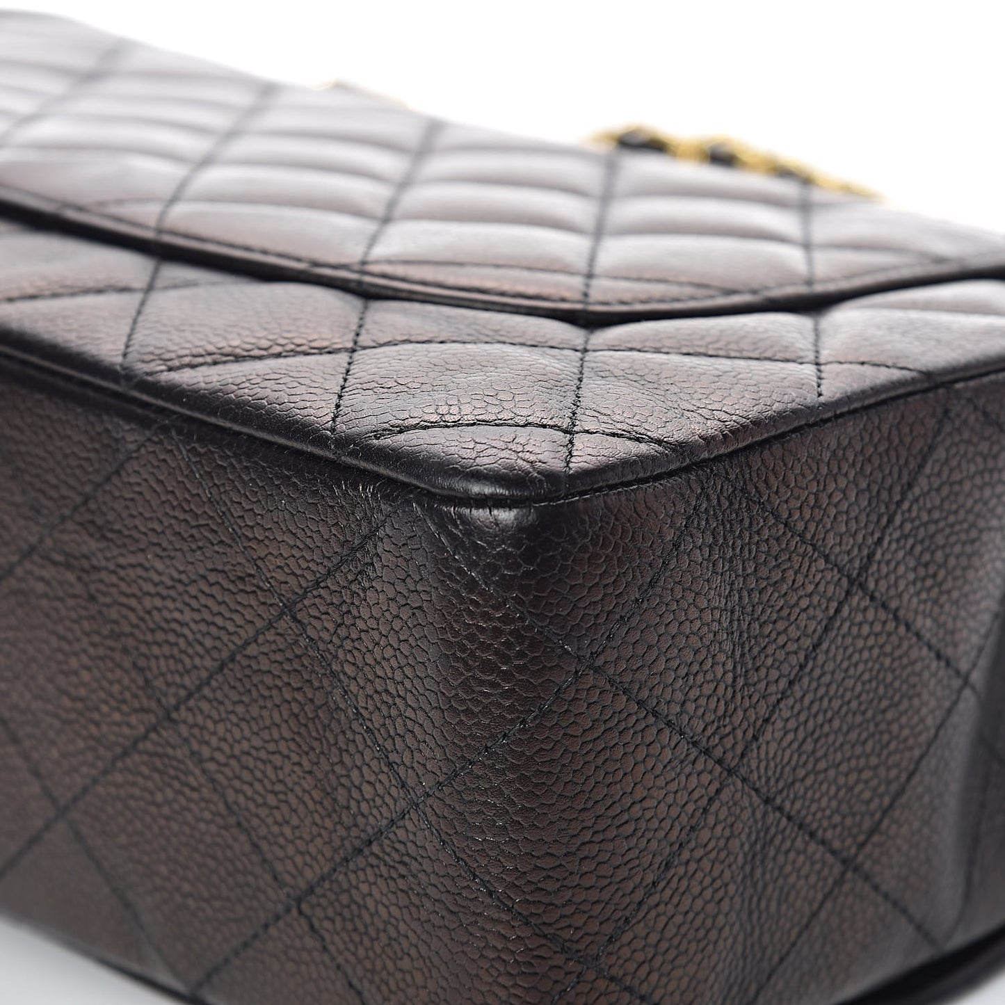 Caviar Quilted Jumbo Single Flap Black