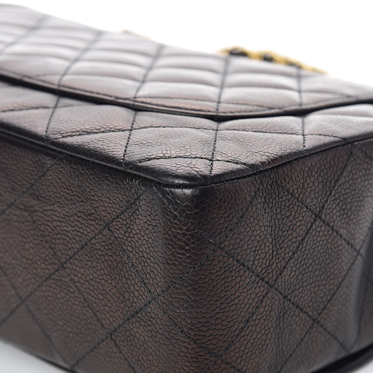 Chanel Caviar Quilted Jumbo Single Flap Black 21 of 27