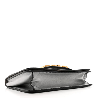 Christian Dior Metallic Smooth Calfskin Dio(r)evolution Flap Clutch Silver 4 of 11