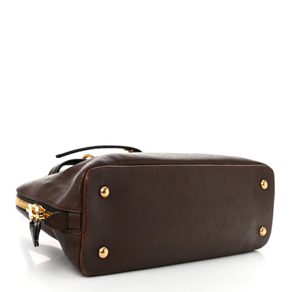Miu Miu Nappa Aviator Regular Aventure Bag Briarwood 4 of 9