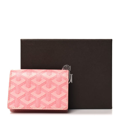 Goyard Goyardine Business Card Holder Pink 9 of 9