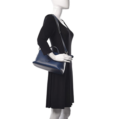 Fendi Vitello Dolce Marmol Medium By The Way Boston Bag Blue 2 of 9
