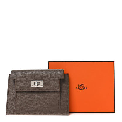 Hermes Epsom Kelly Pocket Compact Wallet Etain 17 of 18