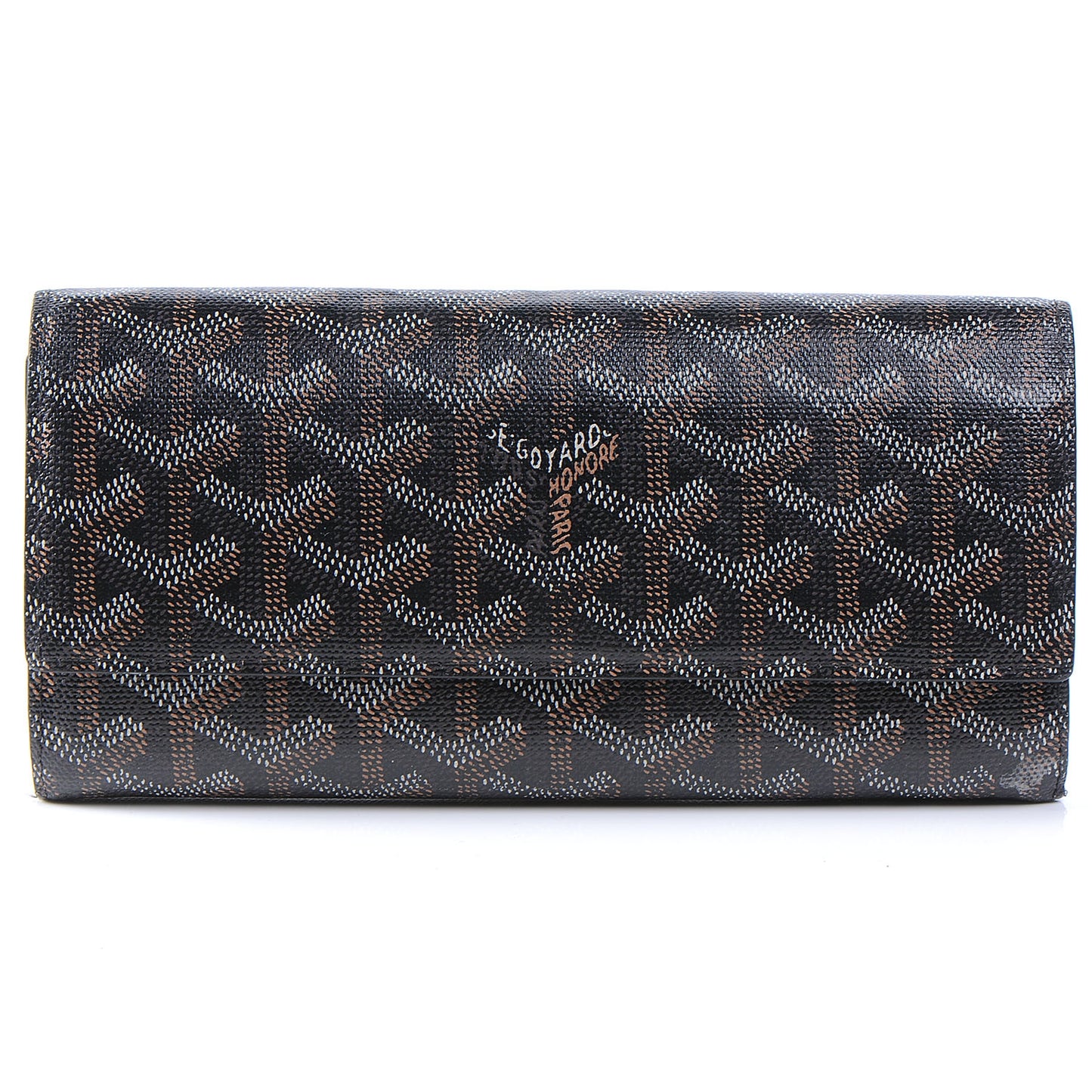 Goyardine Varenne Long Wallet Black