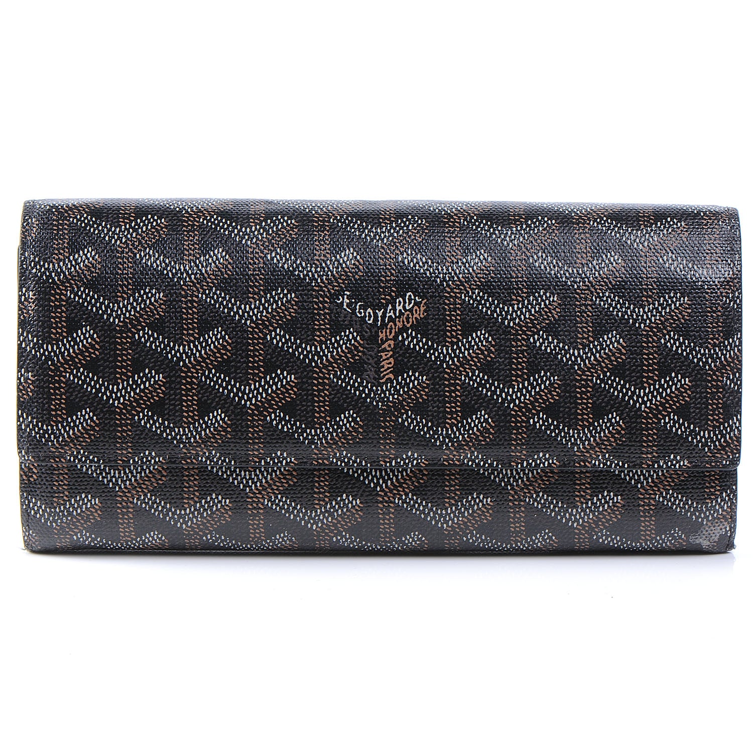 Goyard Goyardine Varenne Long Wallet Black 1 of 7
