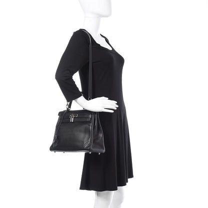 Hermes Swift Grain d'H Ghillies Kelly 32 Black 2 of 36