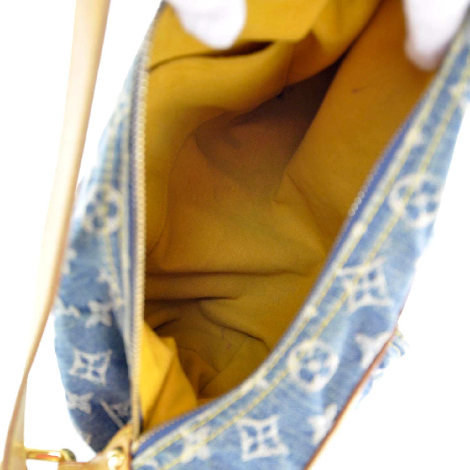 Louis Vuitton Monogram Denim Baggy PM Blue 10 of 10