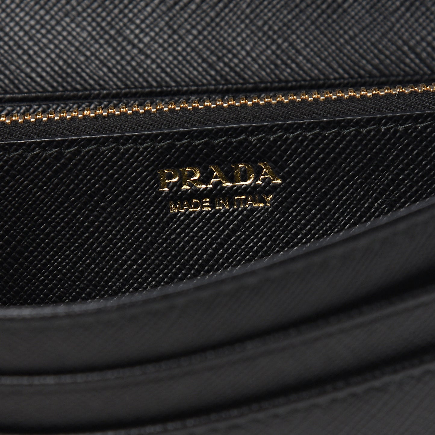Saffiano Metal Continental Flap Wallet Black