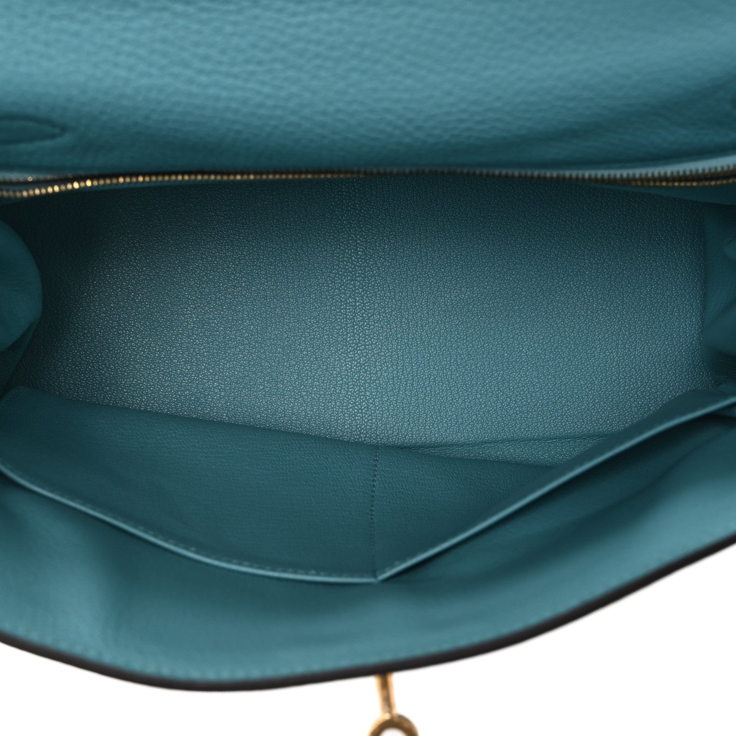 Hermes Togo Kelly Retourne 28 Bleu Atoll 9 of 21