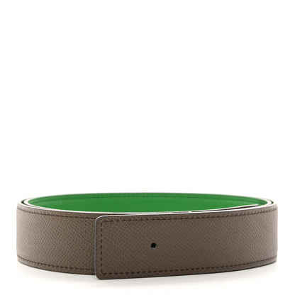 Hermes Epsom Swift 32mm Belt Strap 85 Bambou Etain 2 of 9