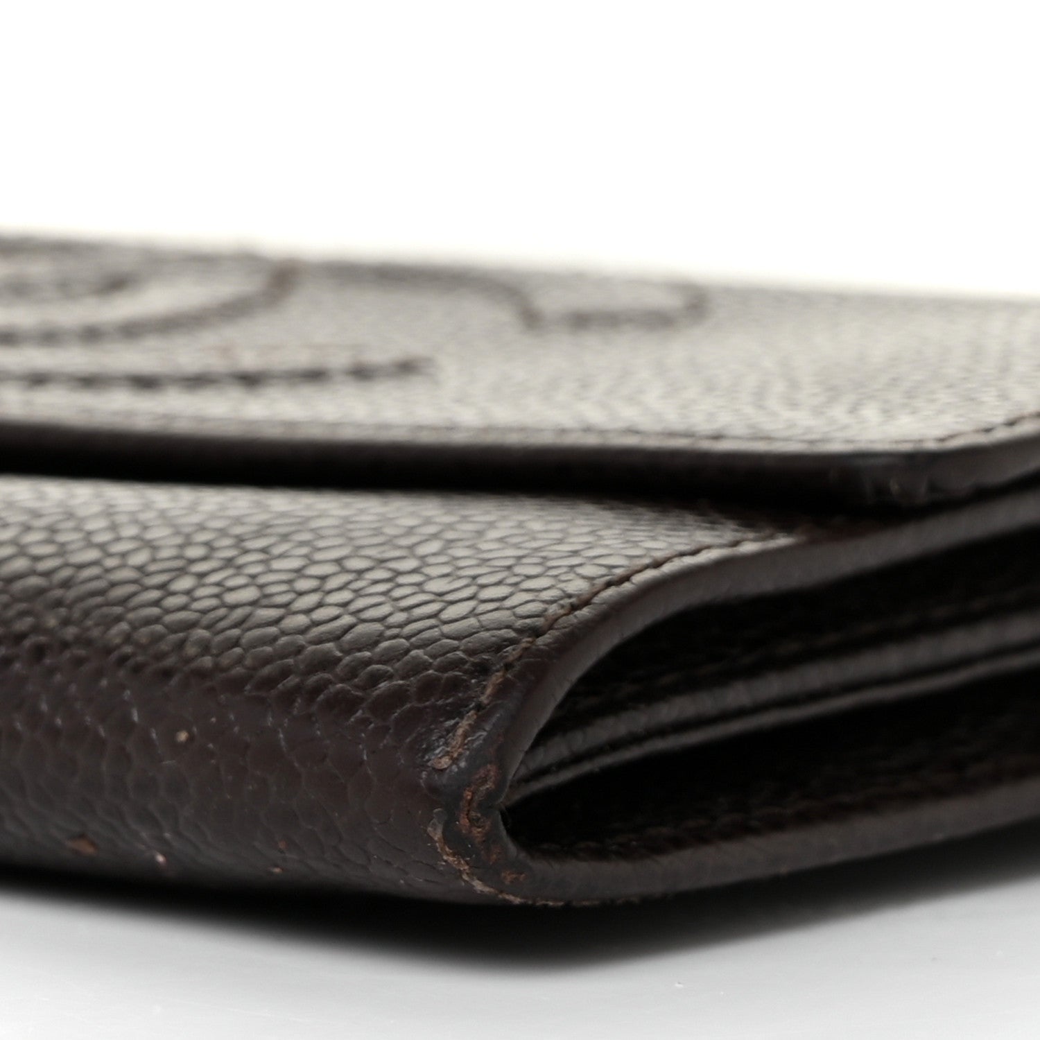 Chanel Caviar Timeless CC Flap Wallet Brown 8 of 9