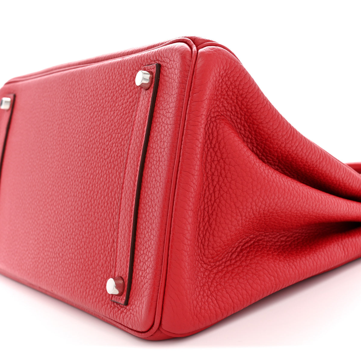 Hermes Togo Birkin 35 Rouge Casaque 10 of 11