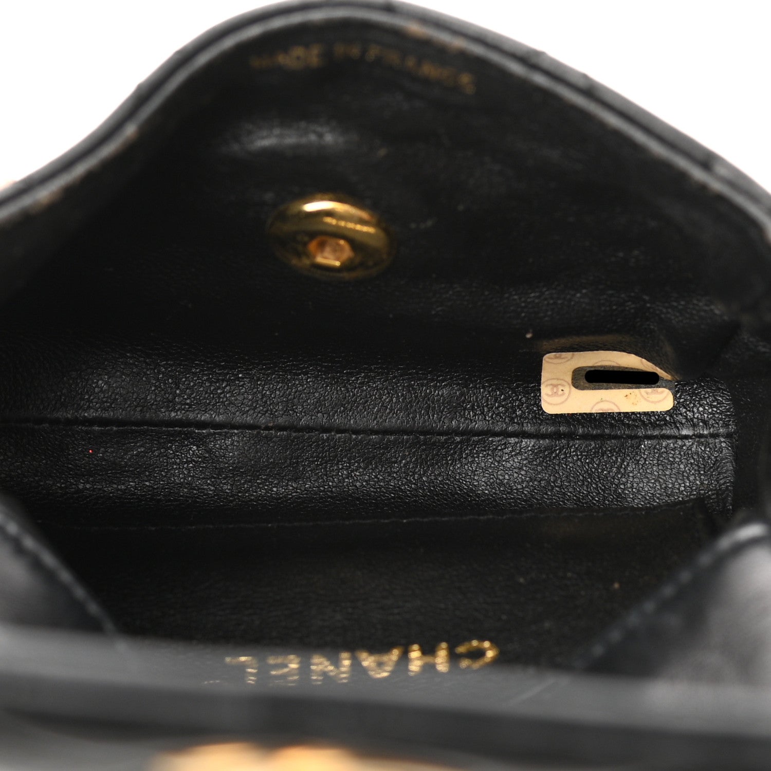 Chanel Lambskin Velvet Quilted Flap Shoulder Bag Black 5 of 11