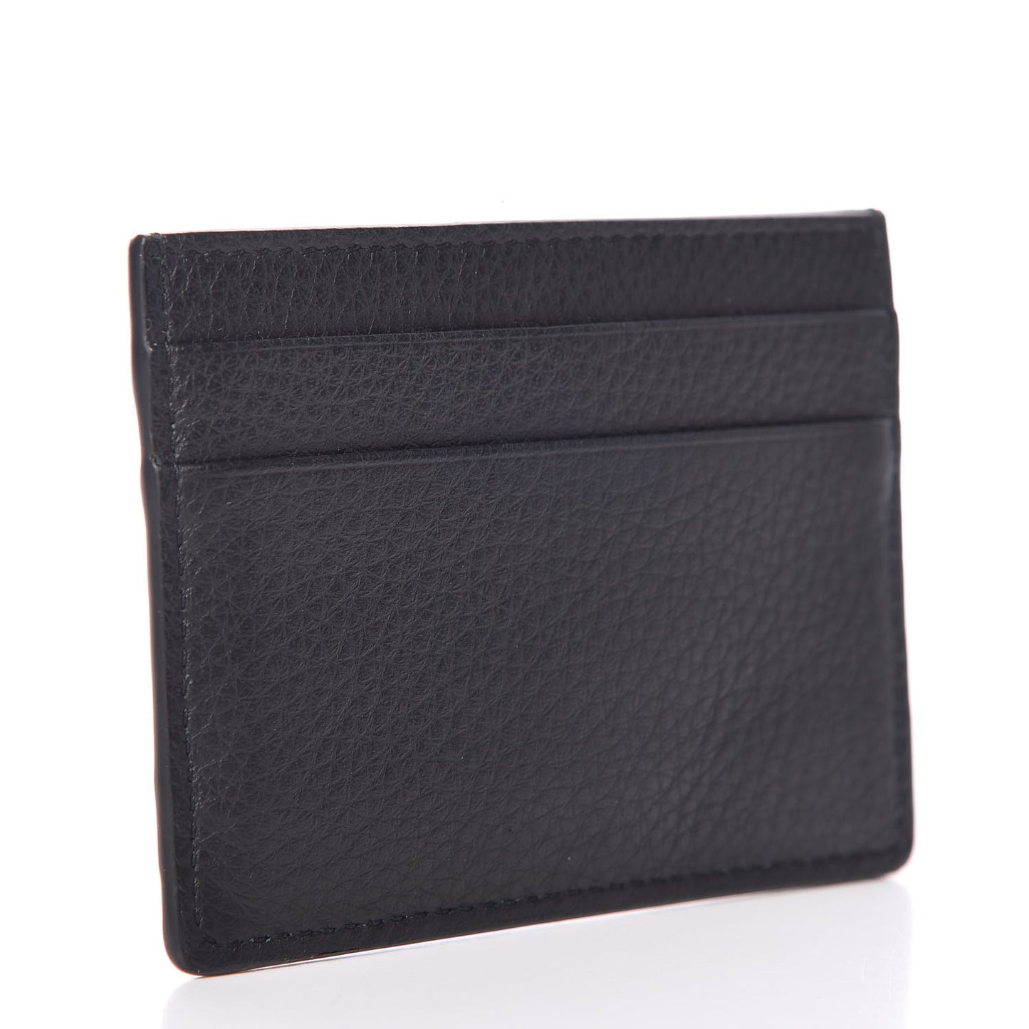 Smooth Calfskin Logo Everyday Multi Card Case Black