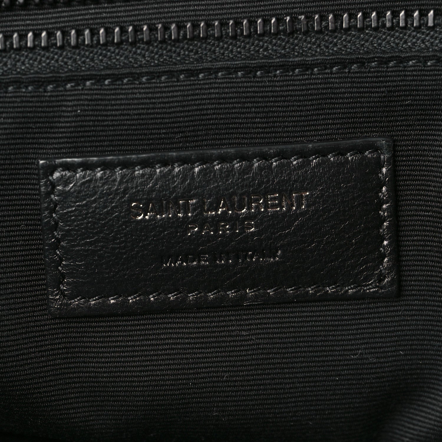 Saint Laurent Crinkled Calfskin Matelasse Monogram Medium Niki Chain Satchel Black 6 of 9