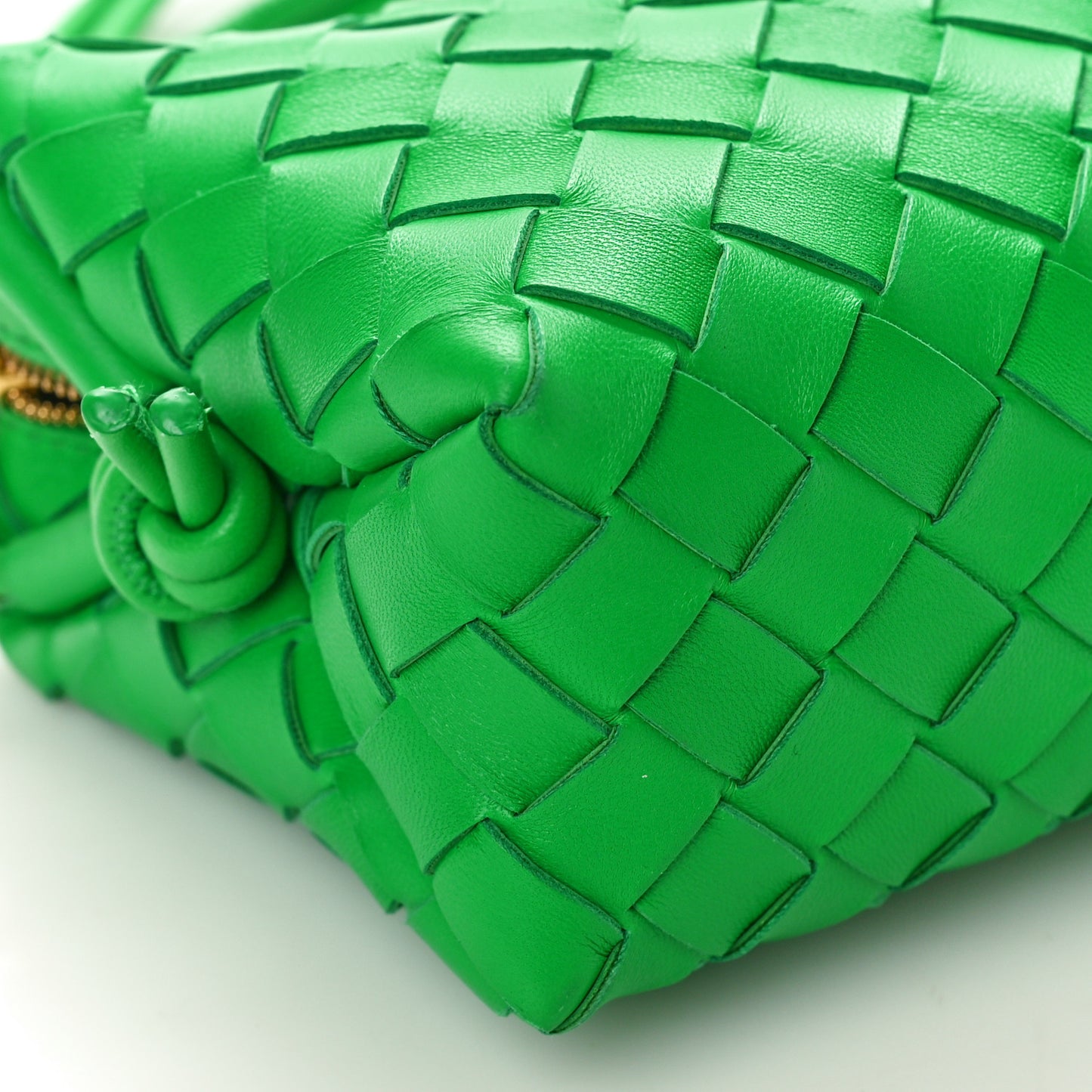 Nappa Intrecciato Mini Loop Camera Bag Parakeet
