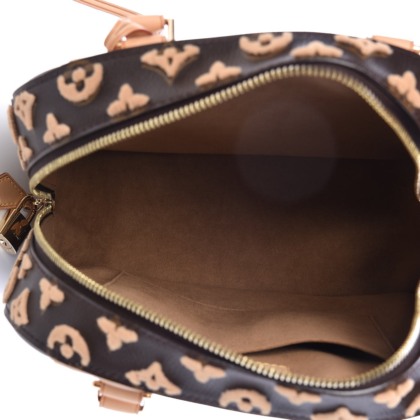 Monogram Tuffetage Deauville Cube Caramel
