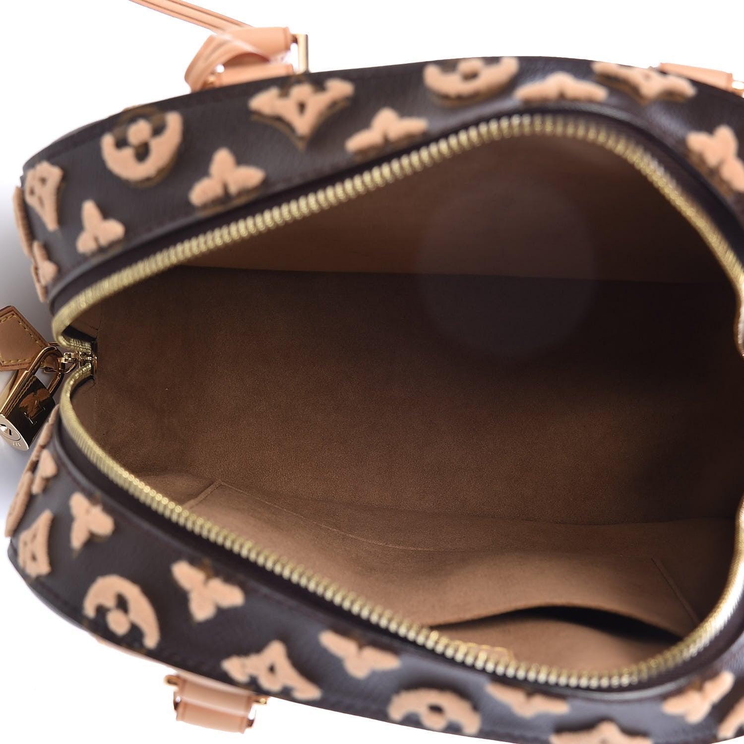 Louis Vuitton Monogram Tuffetage Deauville Cube Caramel 5 of 12