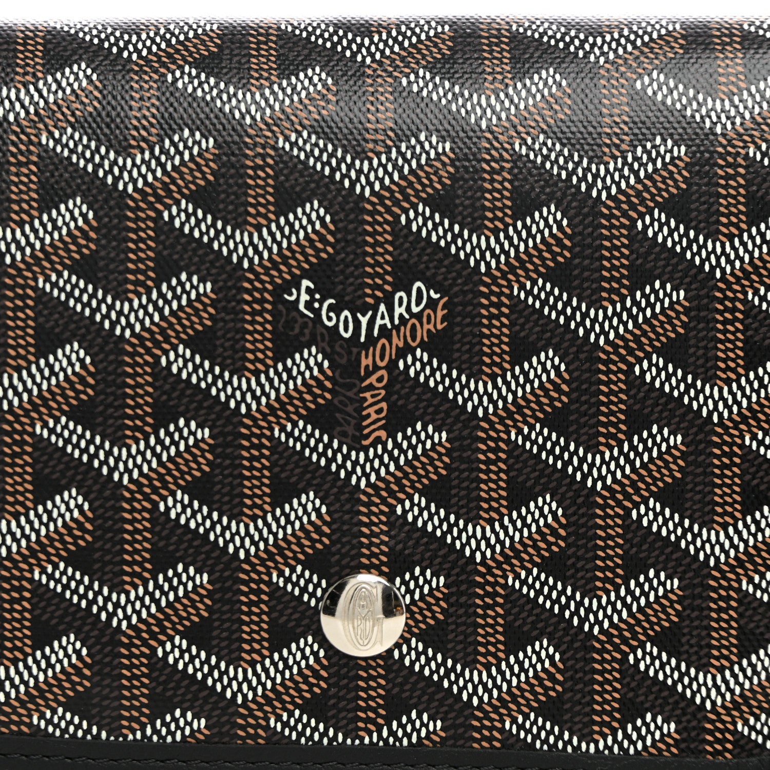 Goyard Goyardine Plumet Wallet Clutch Black 9 of 11
