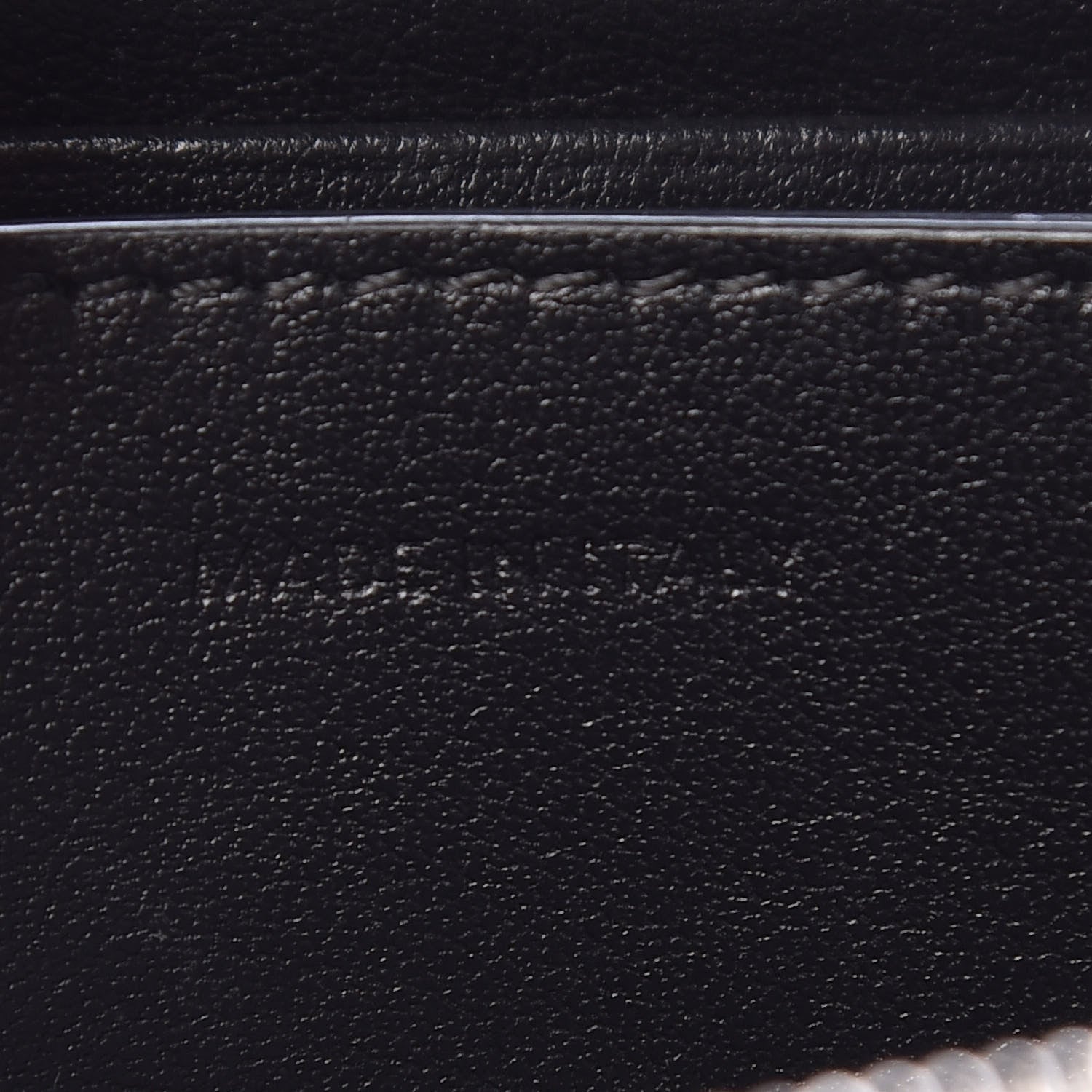 Celine Laminated Grained Calfskin Compact Zipped Wallet Silver 7 of 8