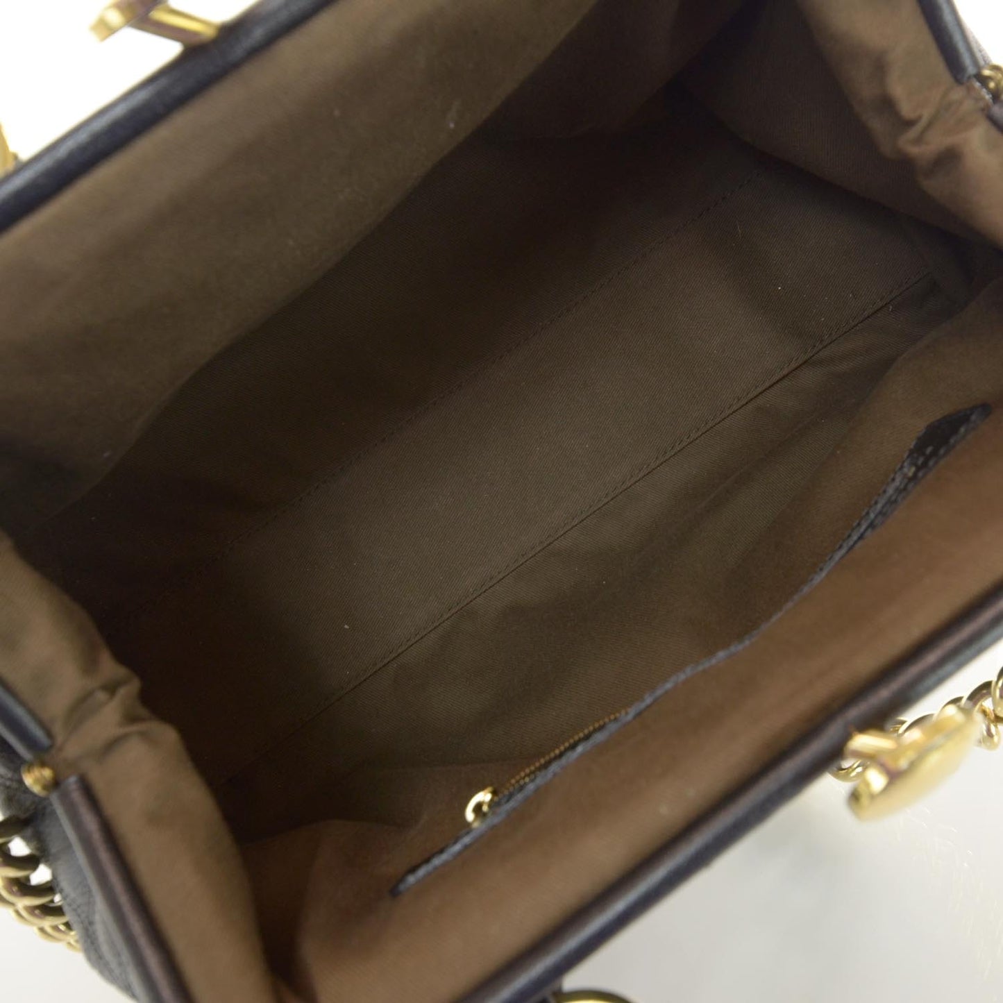 Quilted Leather Stam Black