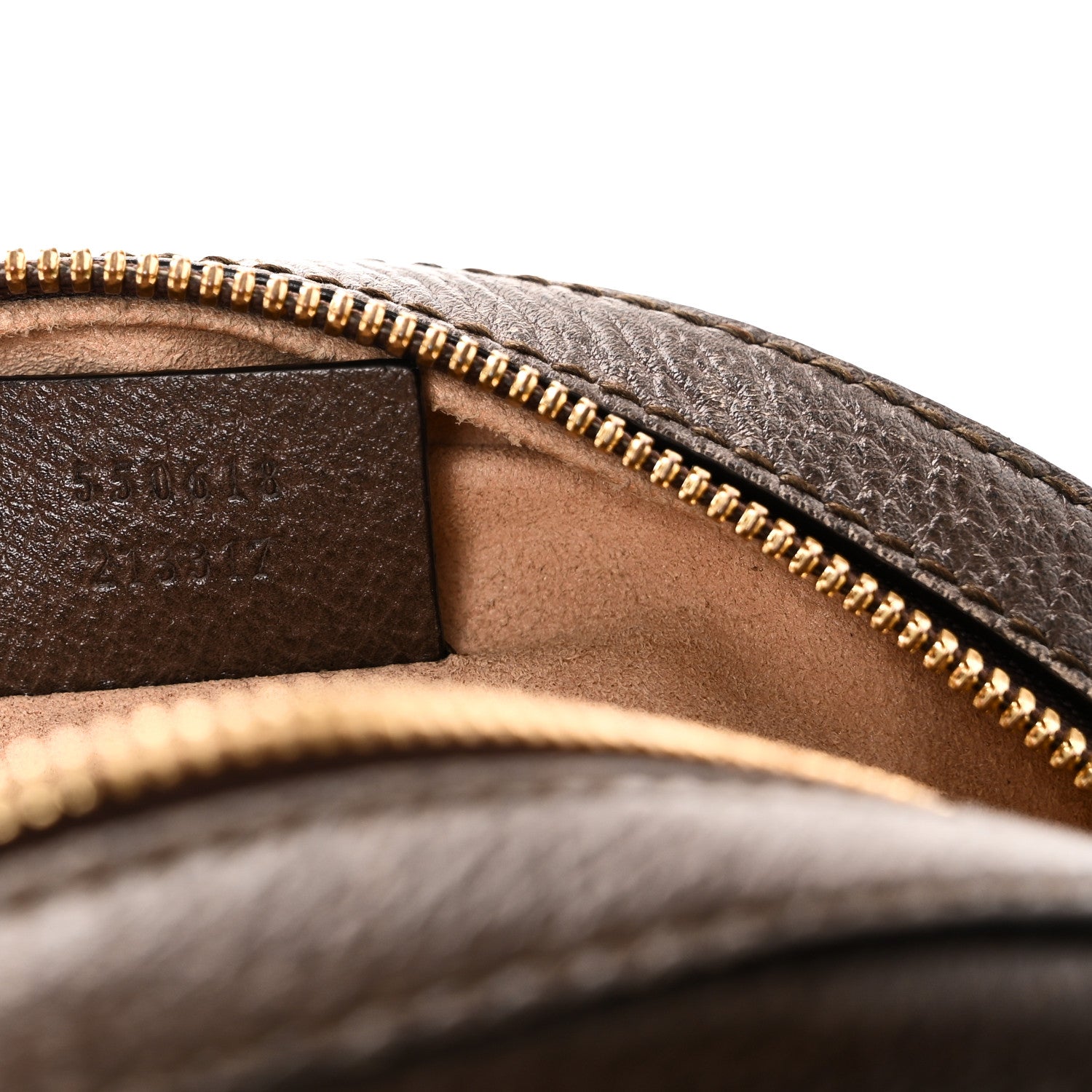 Gucci GG Supreme Monogram Web Mini Ophidia Round Shoulder Bag Brown 7 of 10