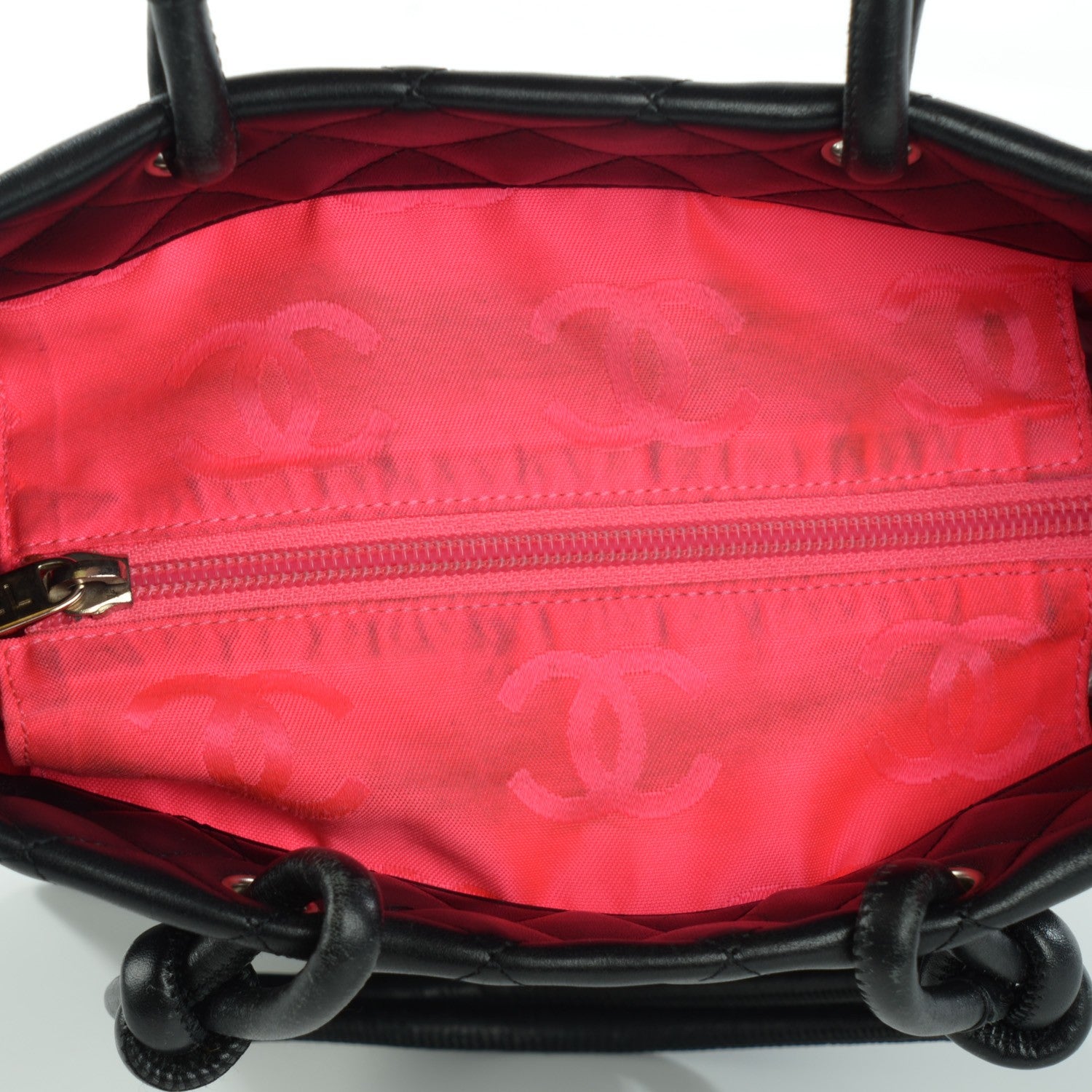 Chanel Calfskin Quilted Medium Cambon Tote Black 9 of 10