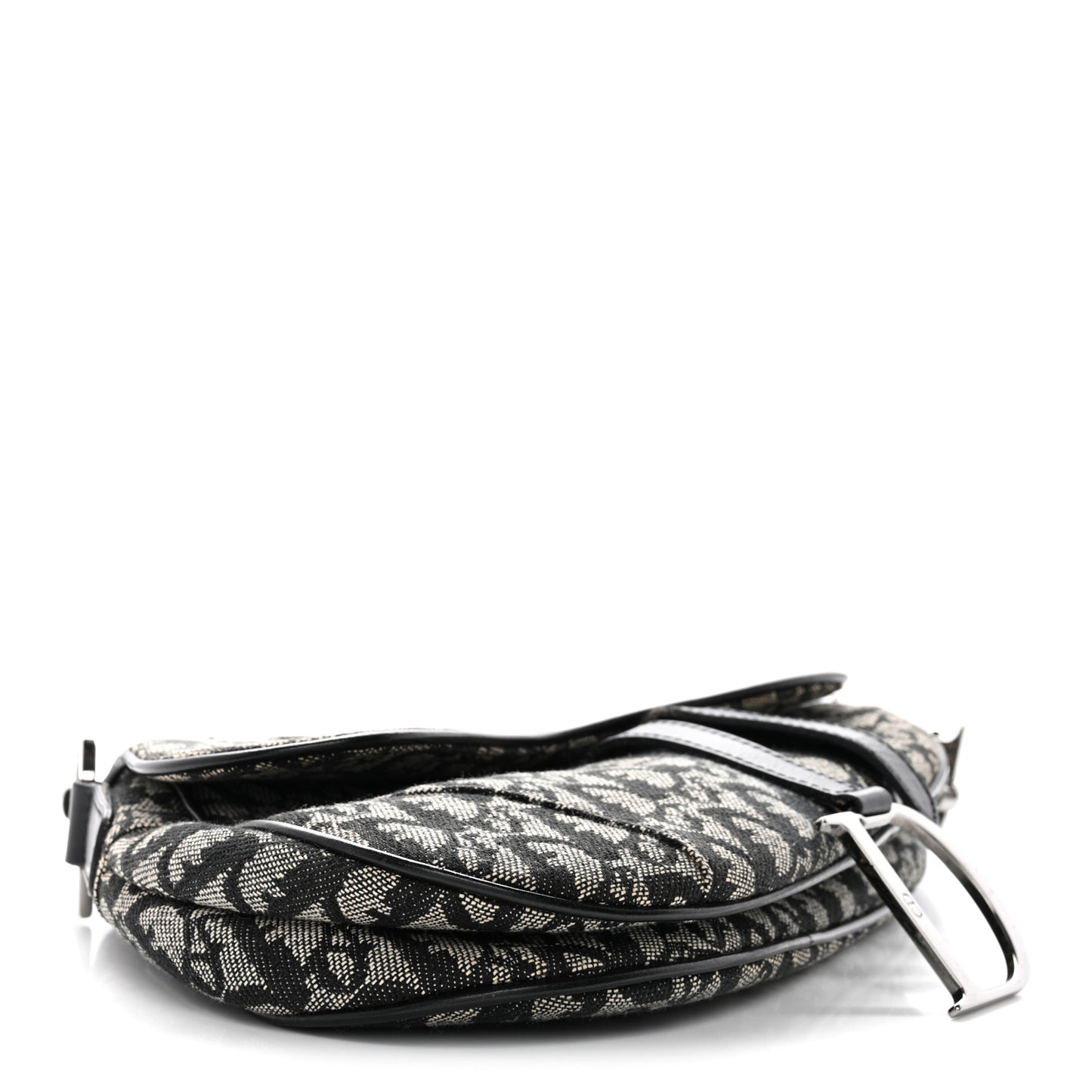 Monogram Saddle Bag Black