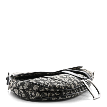 Christian Dior Monogram Saddle Bag Black 4 of 15