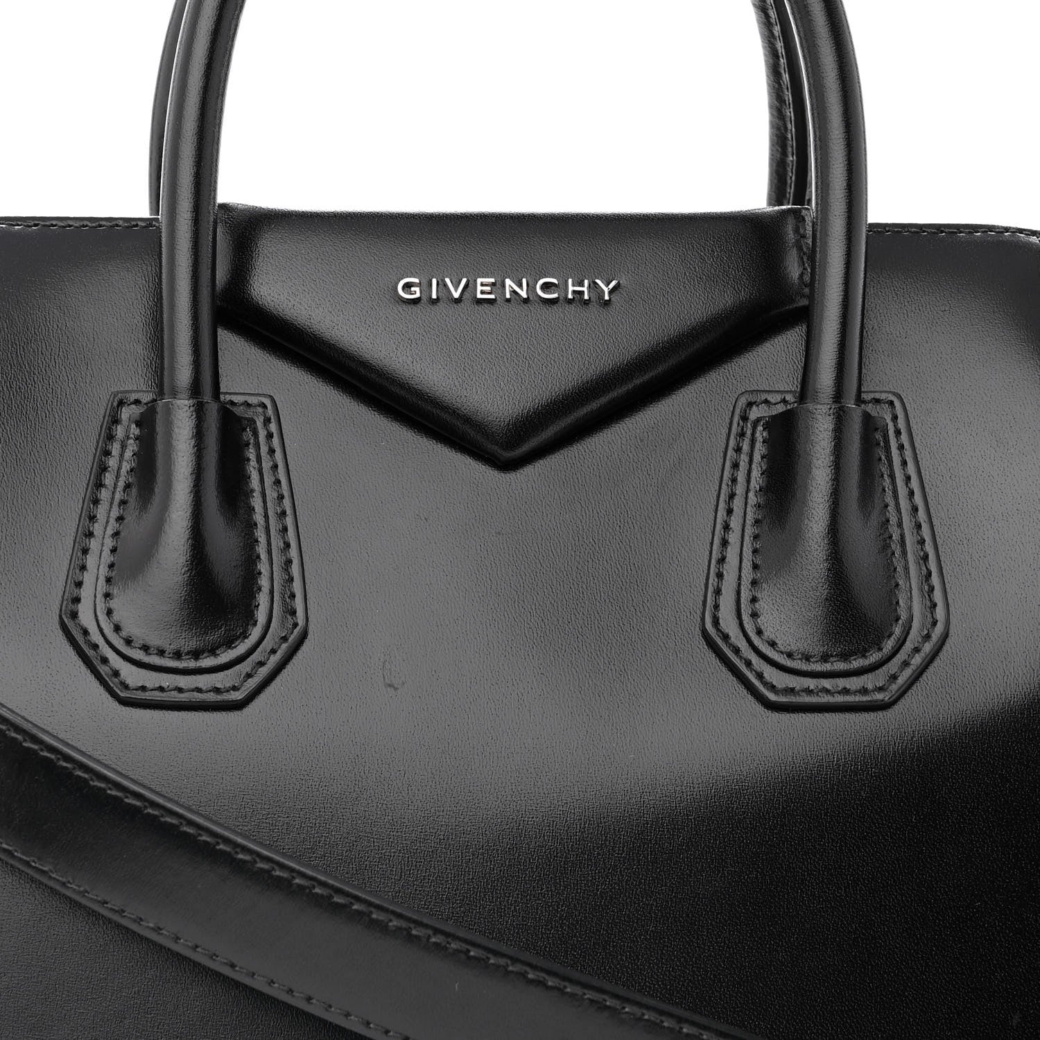 Givenchy Shiny Lord Calfskin Small Antigona Black 8 of 10