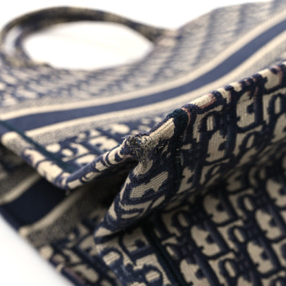 Christian Dior Oblique Large Book Tote Blue Multicolor 11 of 15