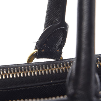 Prada Saffiano Medium Galleria Double Zip Tote Black 19 of 21