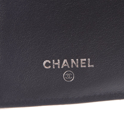 Chanel Calfskin Diamond Stitched Long Flap Wallet White 6 of 8