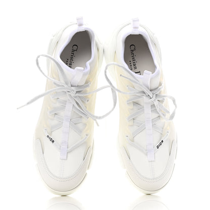 Christian Dior Technical Fabric Rubber Womens D-Connect Sneakers 39 White 5 of 10