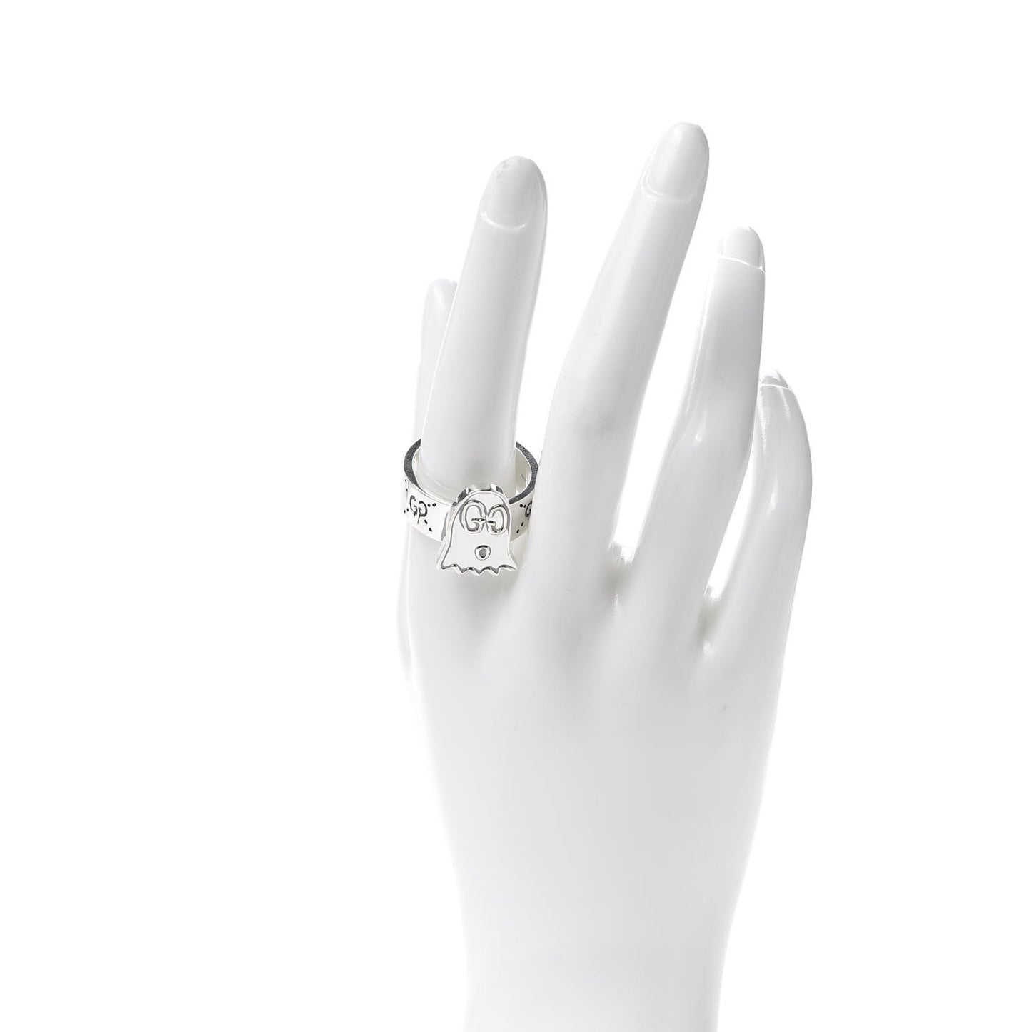Sterling Silver GucciGhost Ring 64 10.75