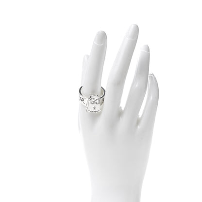 Gucci Sterling Silver GucciGhost Ring 64 10.75 2 of 6