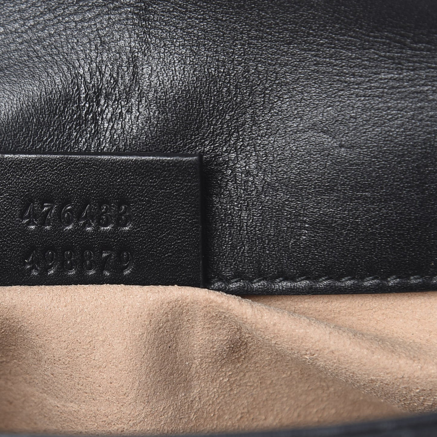 Calfskin Matelasse Super Mini GG Marmont Shoulder Bag Black