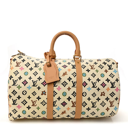 Louis Vuitton Monogram Craggy Keepall Bandouliere 45 Vanilla 1 of 8