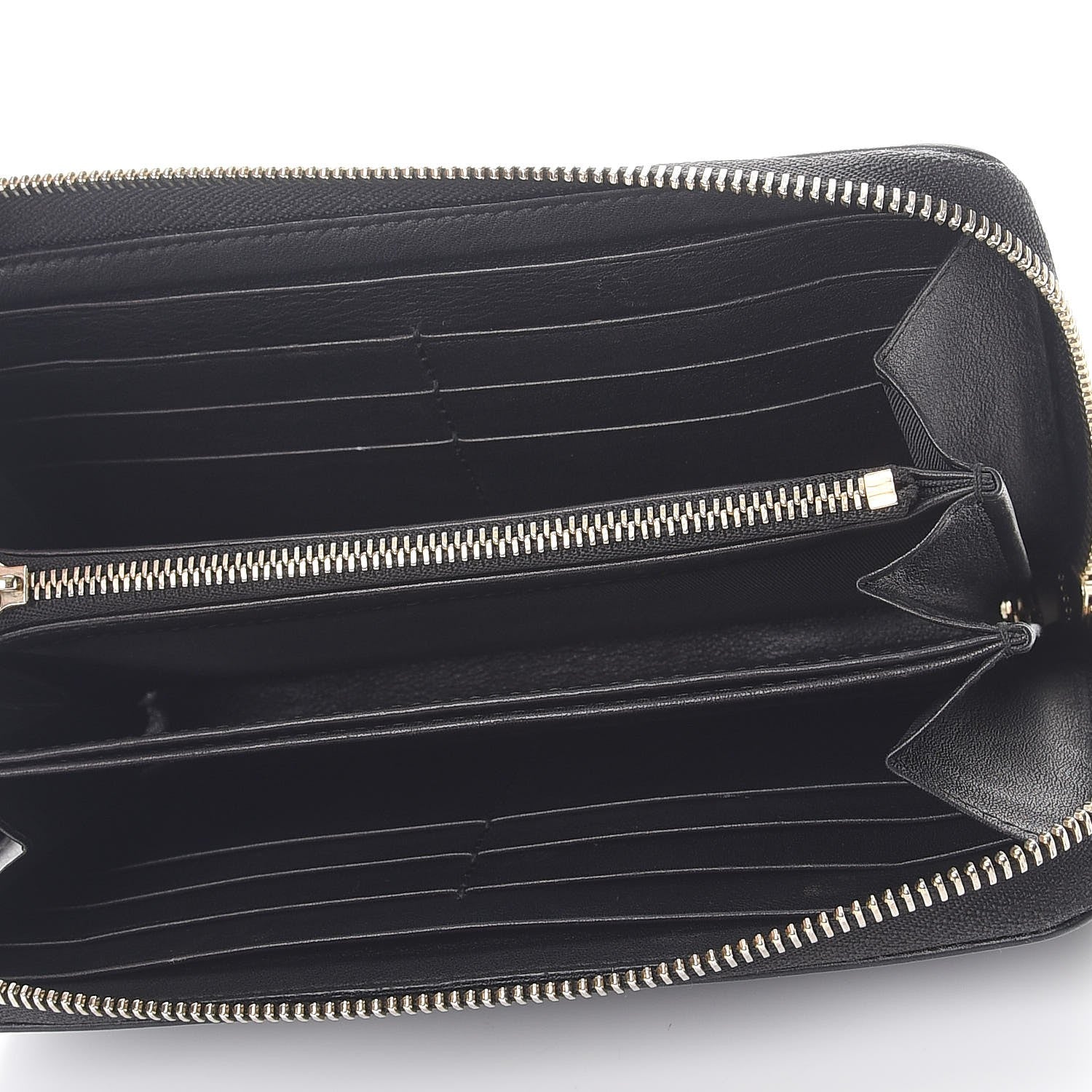 Gucci Guccissima Signature Microguccissima Bree Zip Around Wallet Black 5 of 10