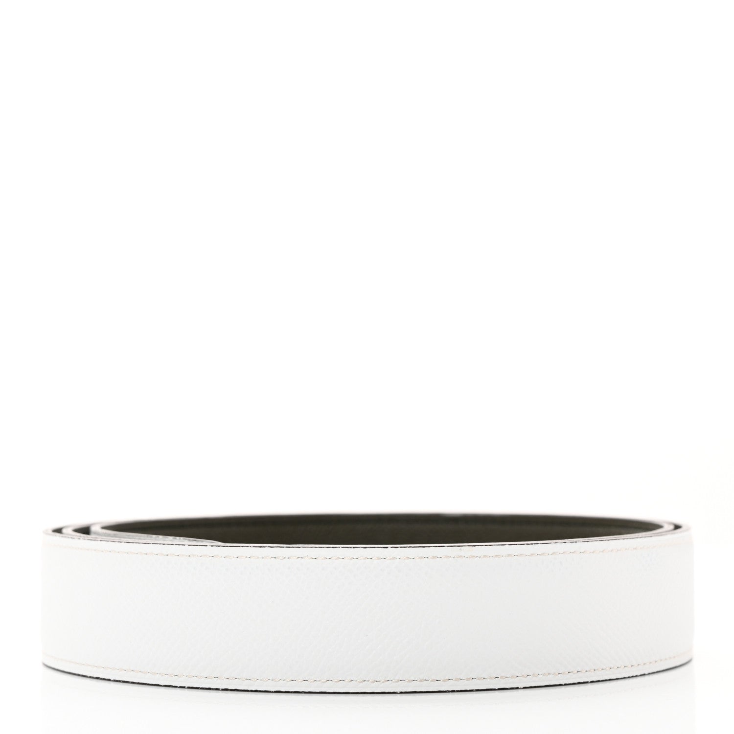 Hermes Epsom 32mm Belt Strap 105 42 White Vert De Gris 2 of 9