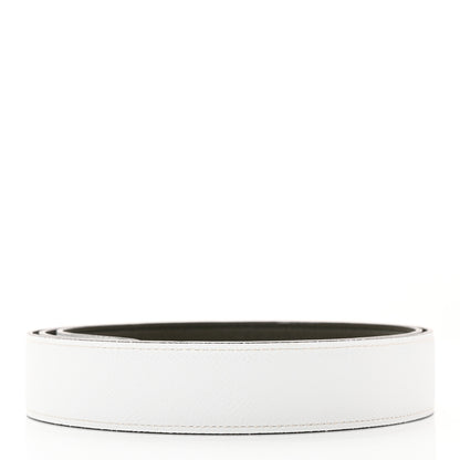 Hermes Epsom 32mm Belt Strap 105 42 White Vert De Gris 2 of 9