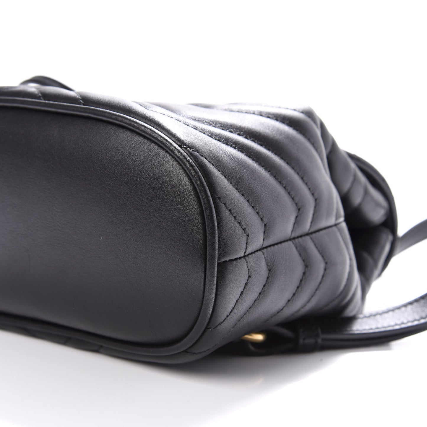 Calfskin Matelasse GG Marmont Flap Backpack Black