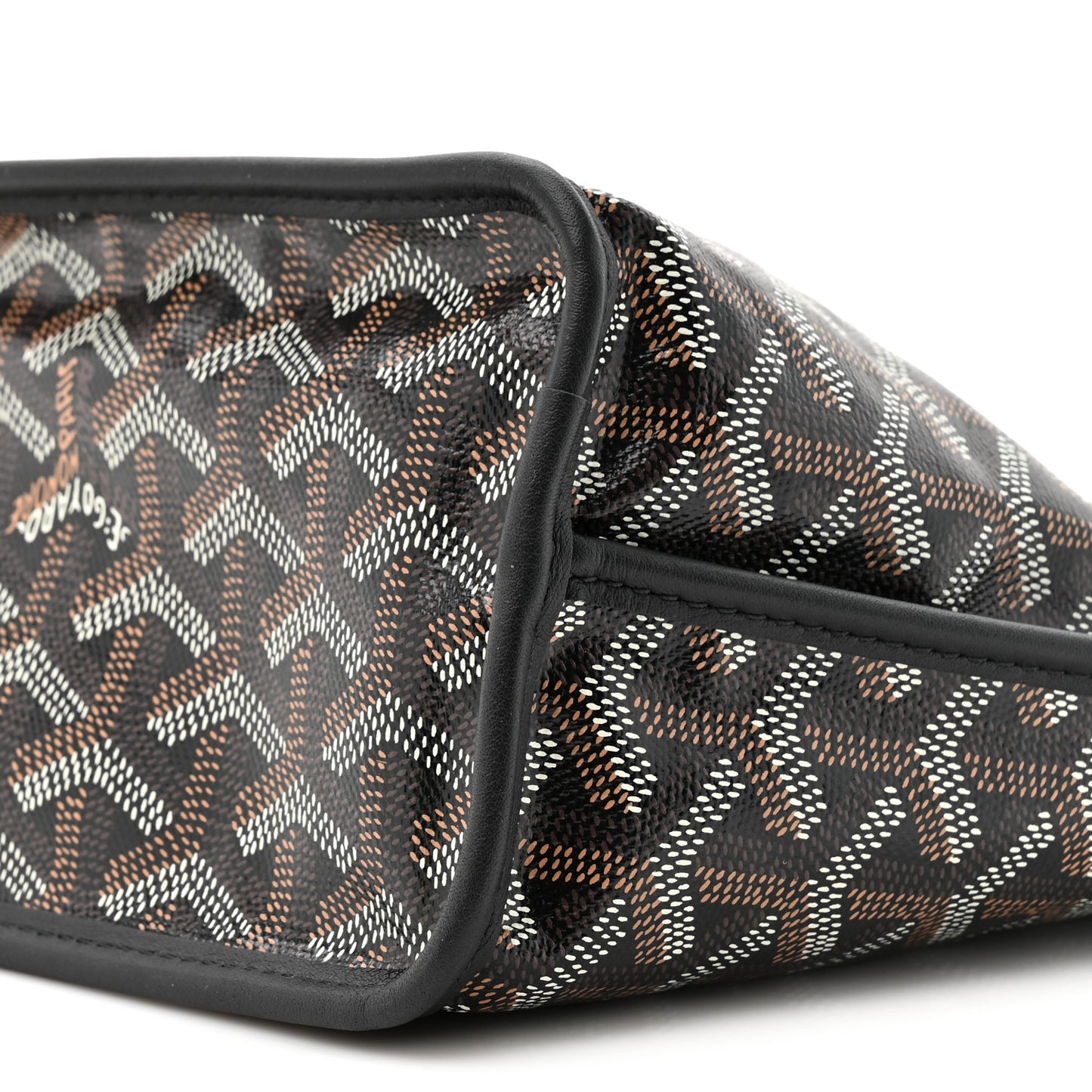 Goyardine Reversible Mini Anjou Black