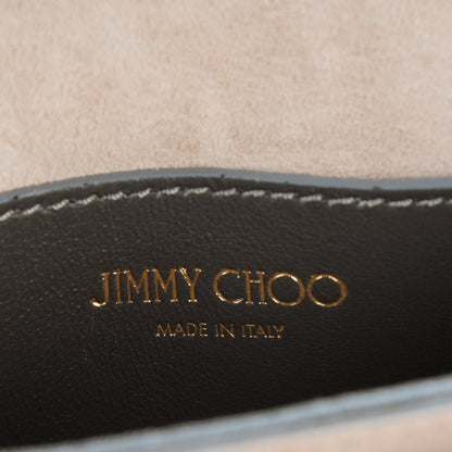 Jimmy Choo Metallic Grainy Goatskin Mini Rebel Crossbody Platinum 5 of 6