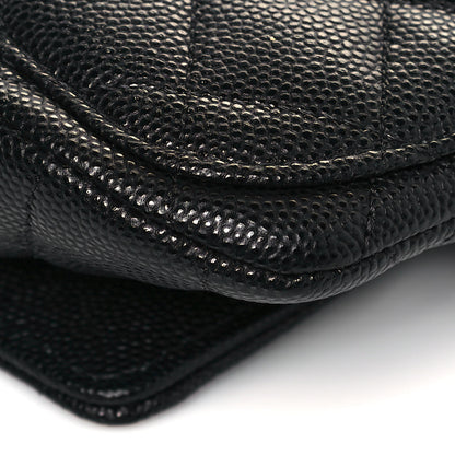 Chanel Caviar Quilted Glasses Case With Chain Black 12 of 14