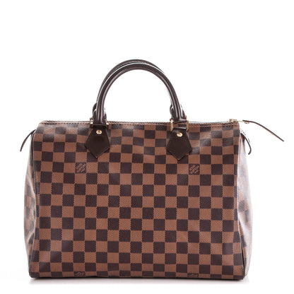 Louis Vuitton Damier Ebene Speedy 30 1 of 7