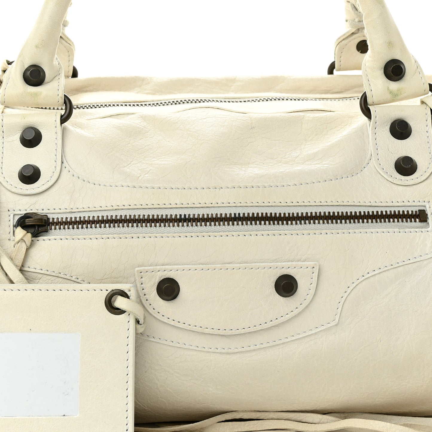 Agneau Classic Hardware Twiggy White