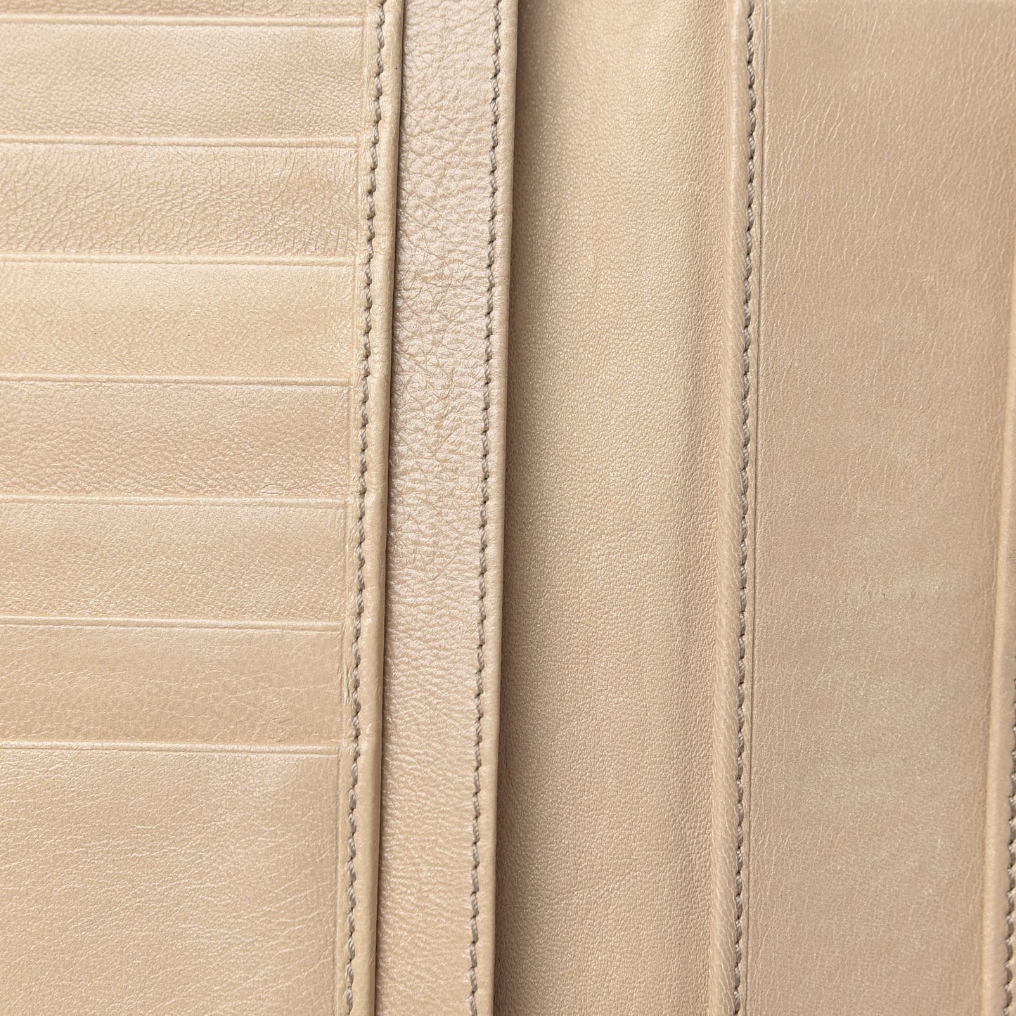 Patent Guccissima Joy Continental Snap Oranizer Wallet Beige